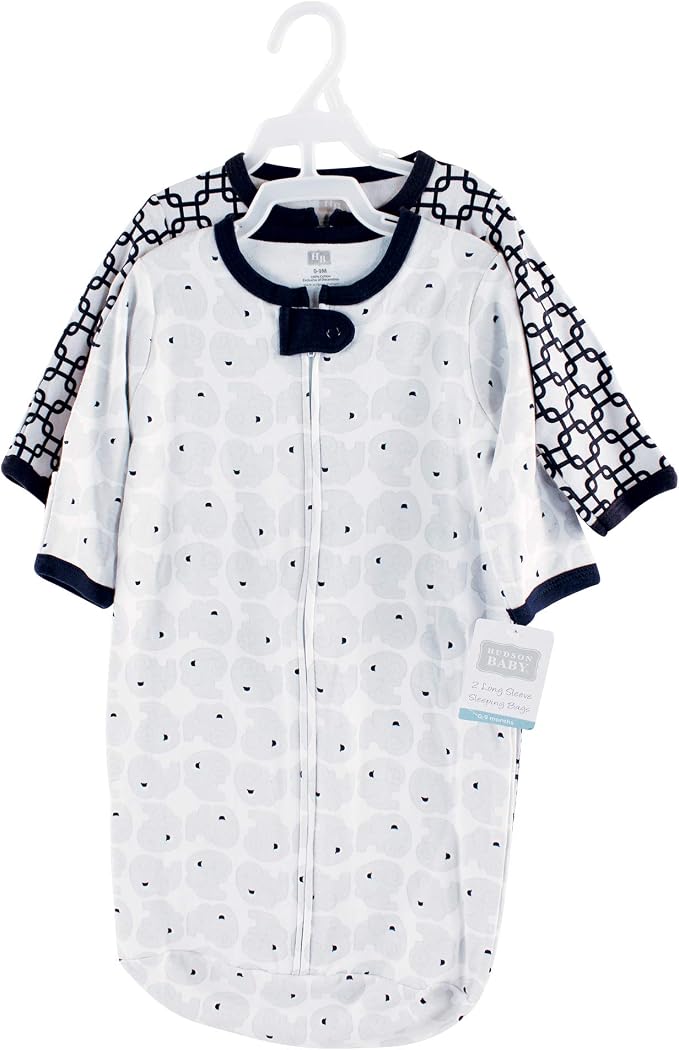 Hudson Baby Unisex Baby Cotton Long-Sleeve Wearable Sleeping Bag - Image 2