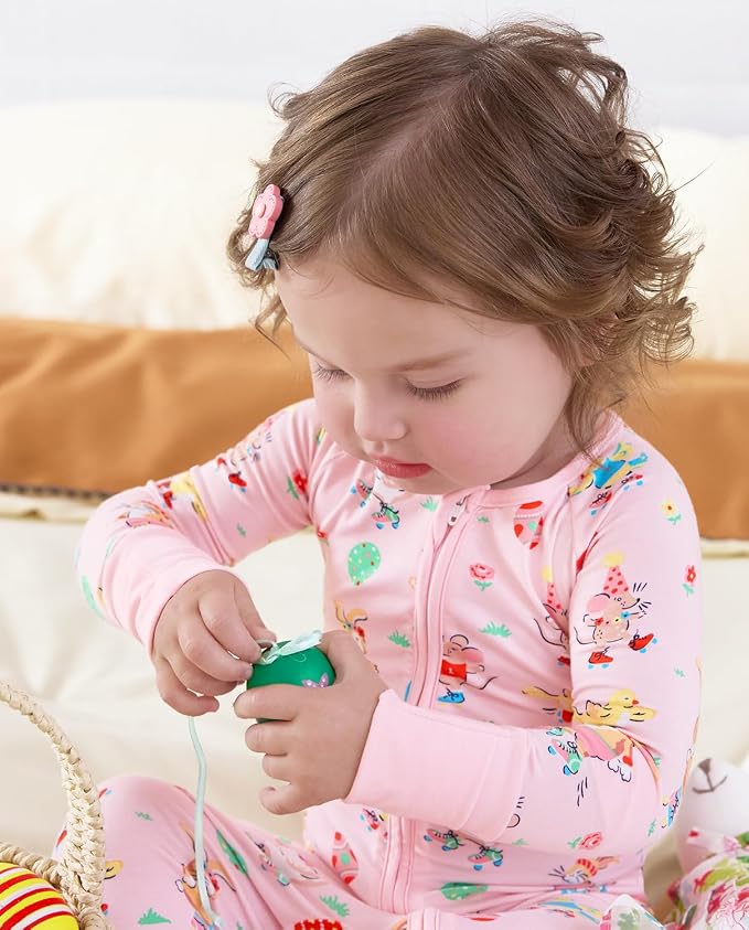 babee Reshinee Viscose derived from bamboo Baby Pajamas Convertible Footie - Image 7