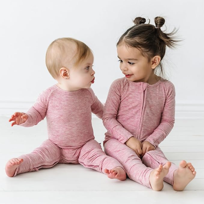Little Sleepies Pajamas for Baby Boys & Girls, Viscose from Bamboo Baby Pajamas - Image 2