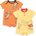 Disney Baby Boys' 2-Pack One Piece Rompers Newborn to Infant by Disney