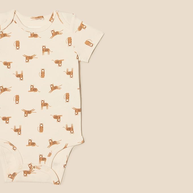 Amazon Essentials Unisex Babies' Short-Sleeve Bodysuits - Image 2