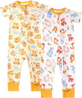 GUISBY Baby Cotton Footless Zipper Pajamas | 100% Cotton Comfort, Easy Zipper by GUISBY