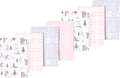 Luvable Friends Hudson Baby Flannel Burp Cloths 7pk, Winter Trees by Luvable+Friends