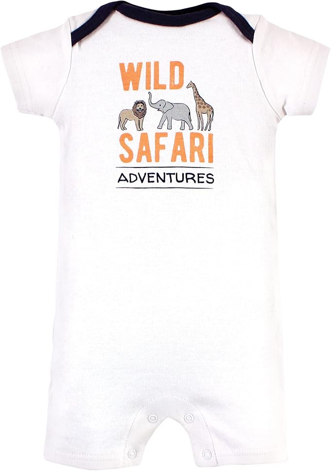 Hudson Baby Unisex Cotton Rompers - Image 3