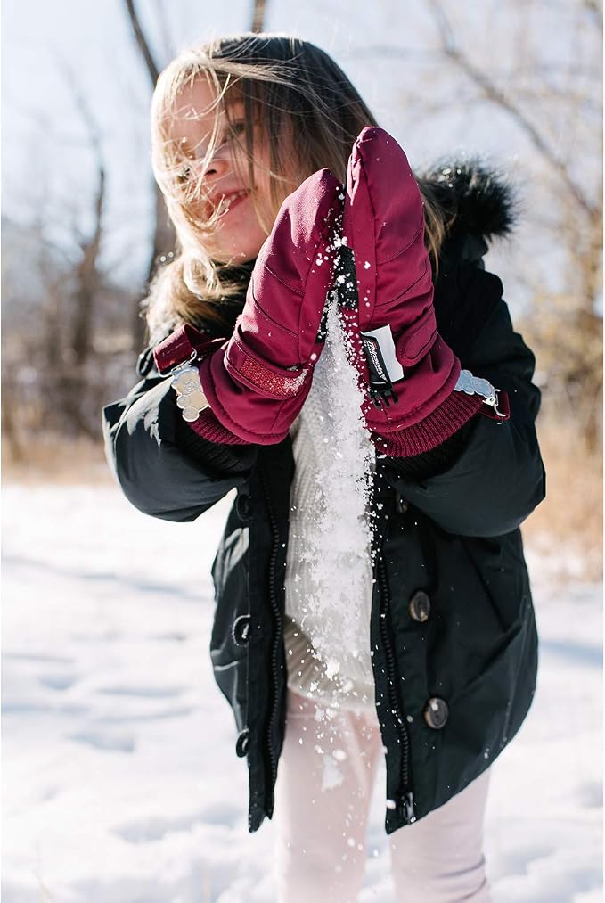 Waterproof Kids Mittens Gloves, 100G 3M Thinsulate Baby Toddler Winter Snow - Image 8