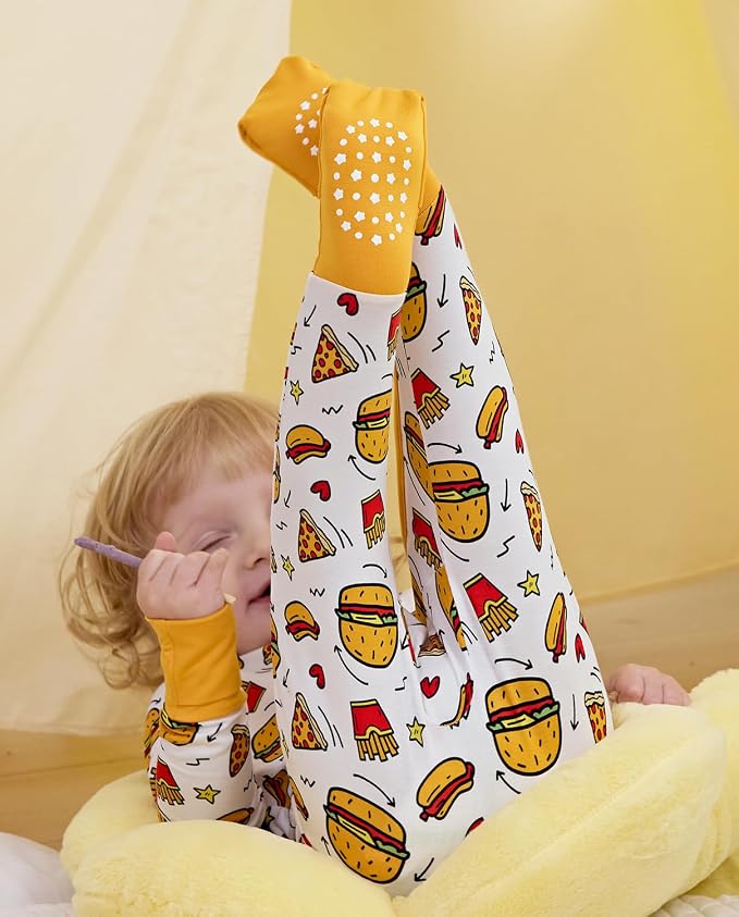 babee Reshinee Bamboo Viscose Baby Footie Pajama, Zipper Sleeper Boys Girls | - Image 7