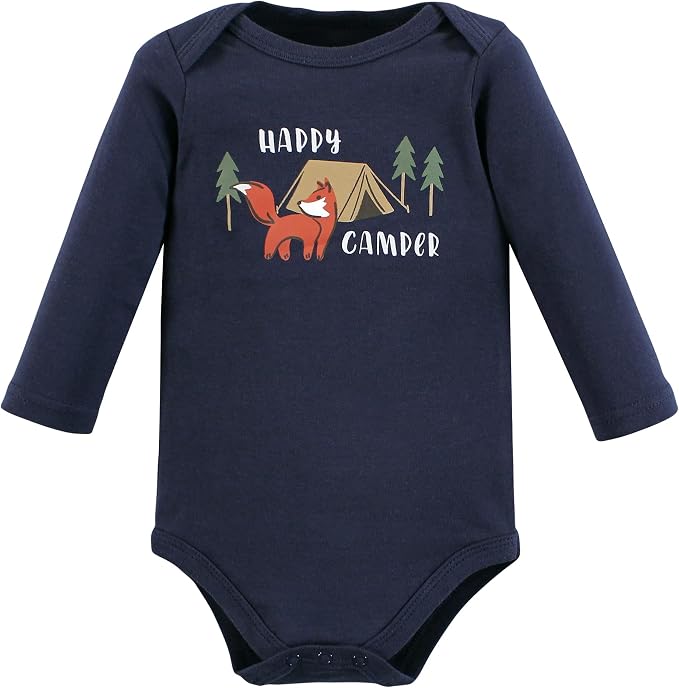 Hudson Baby baby-boys Cotton Long-sleeve Bodysuits 5-pack - Image 6