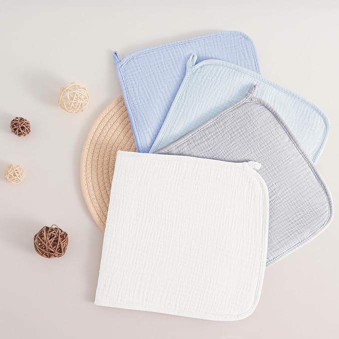 Susurration Muslin Burp Cloths, Soft Baby Burping Cloths - Image 7