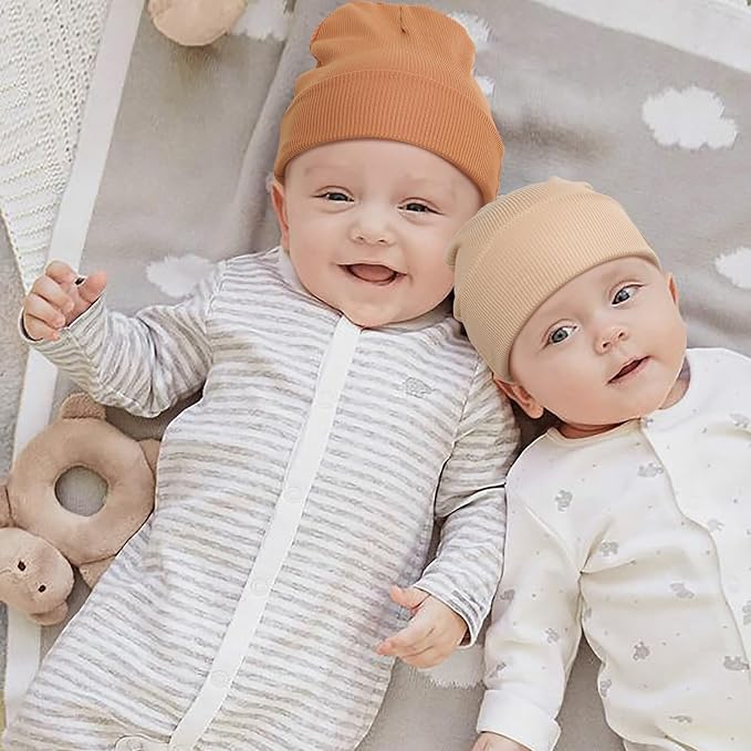 DRESHOW BQUBO 6 Pack Baby Newborn Hats Set - Image 2