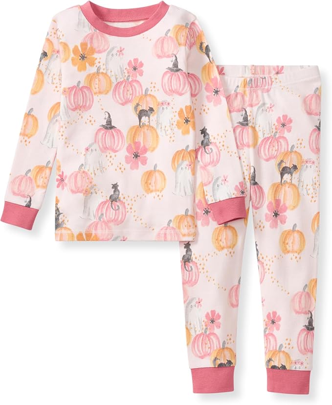 Burt's Bees Baby Girls Organic Cotton Pajamas, Toddler PJ Set, 2-PC | Soft by BurtsBeesBaby