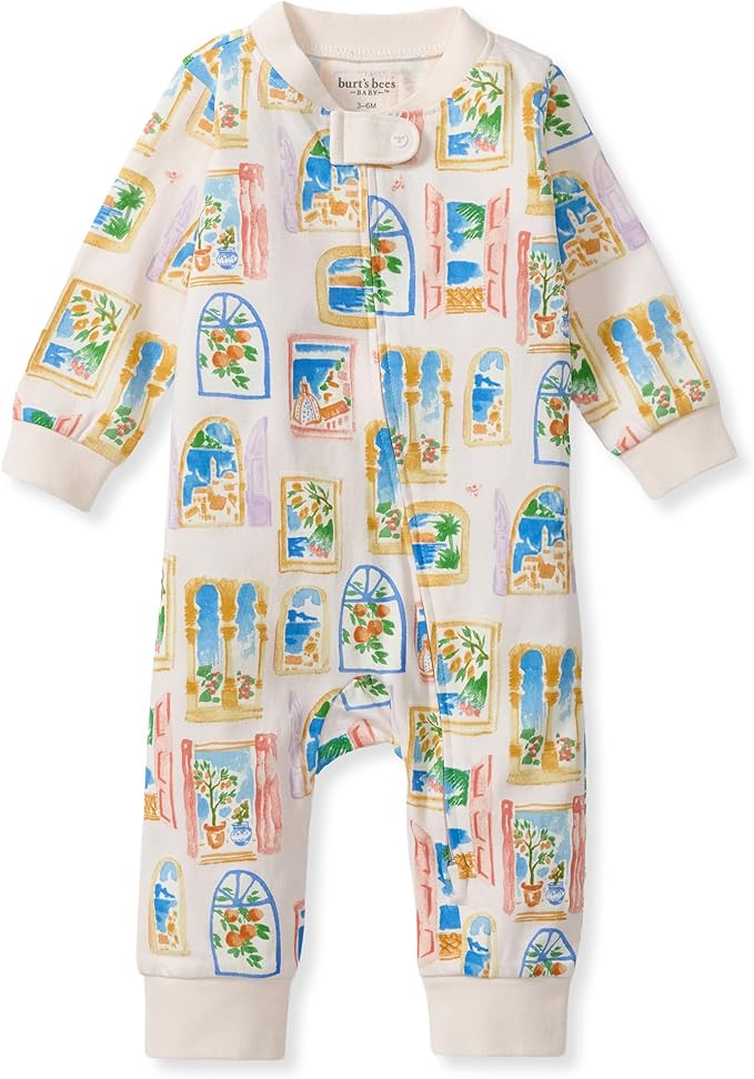 Burt's Bees Baby Unisex Sleep and Play Pajama, Footless One-Piece Zipper PJ | by BurtsBeesBaby