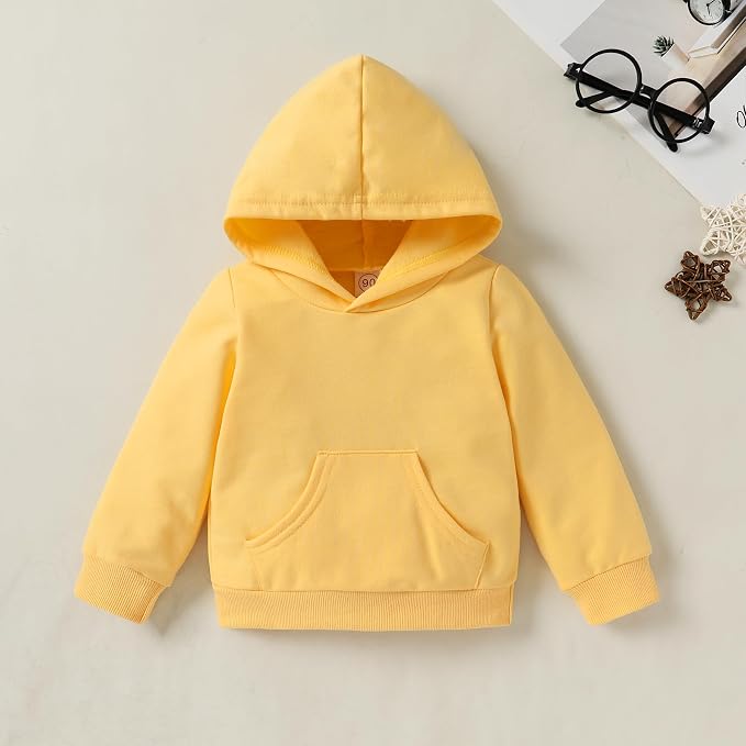 Happy Town Baby Fall Outfits for Girl Boy Long Sleeve Hoodie Top and Long - Image 2