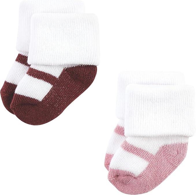 Hudson Baby Baby 8-pack Cotton Rich Newborn and Terry Socks - Image 6