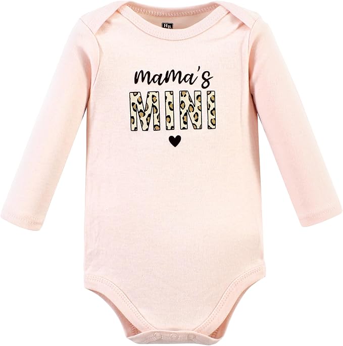 Hudson Baby Baby Girls' Cotton Long-sleeve Bodysuits 3-pack - Image 3