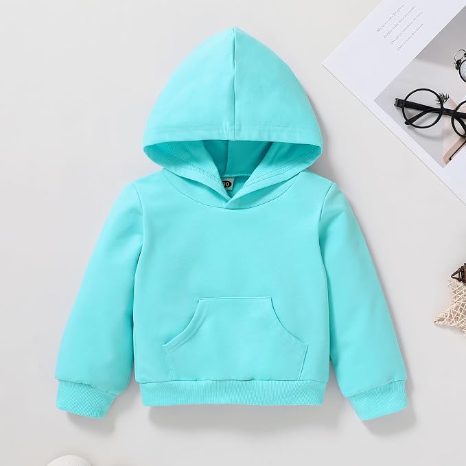 Happy Town Baby Fall Outfits for Girl Boy Long Sleeve Hoodie Top and Long - Image 4