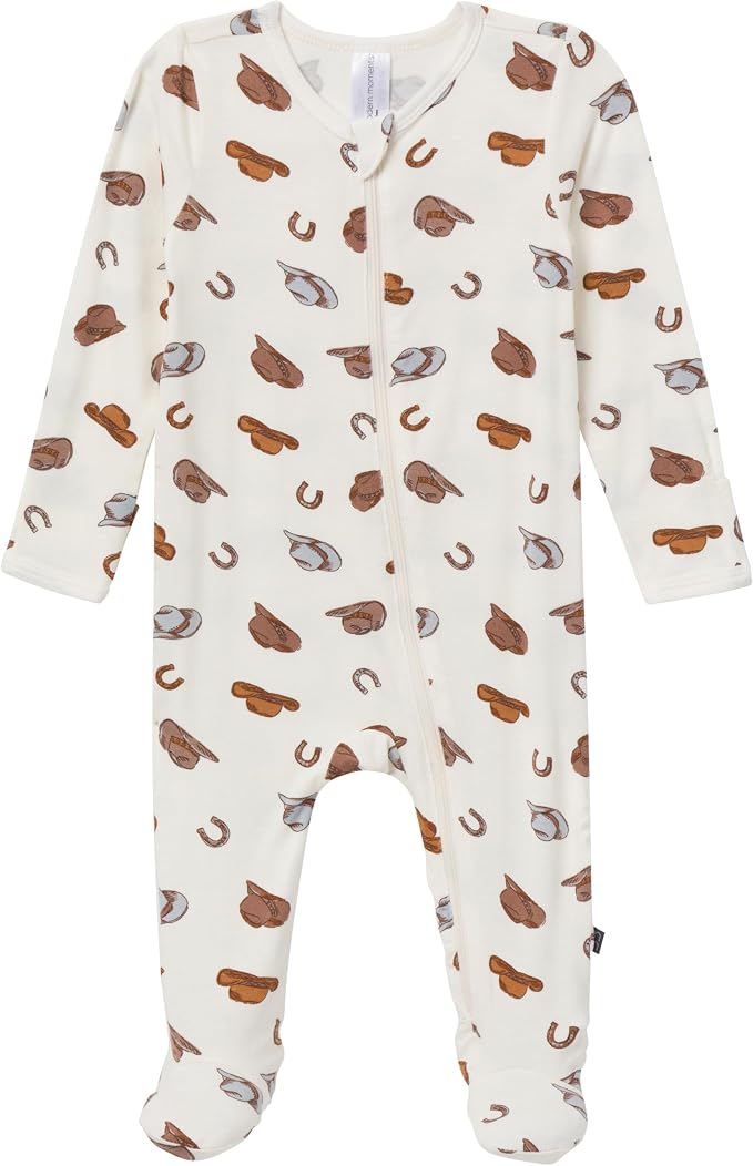 Modern Moments by Gerber Baby Viscose 2-Pack Sleep 'N Play w/ Mitten Cuffs - Image 2