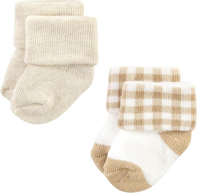 Hudson Baby Baby 8-pack Cotton Rich Newborn and Terry Socks - Image 6