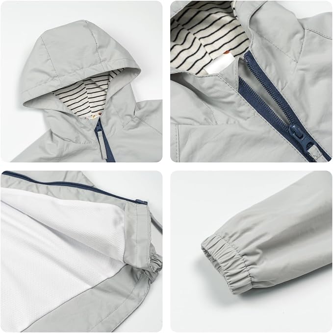 Volunboy Toddler Boys Spring Windbreaker Lightweight Jacket | baby boy - Image 5