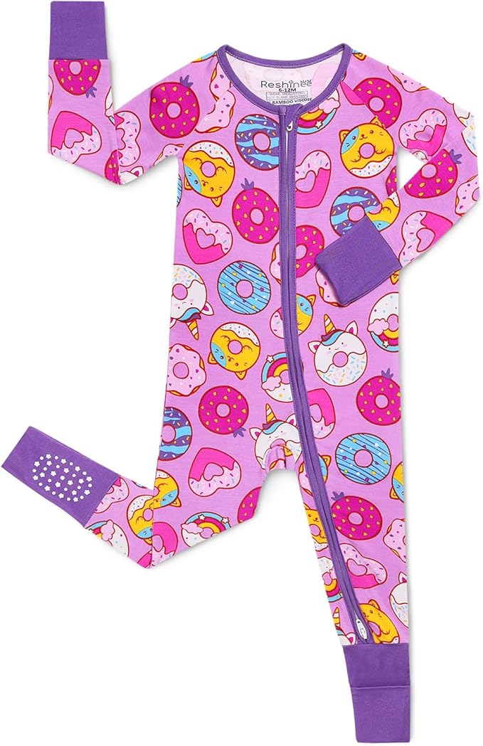 babee Reshinee Viscose Derived from Bamboo Baby Footie Pajamas Convertible by babeeReshinee