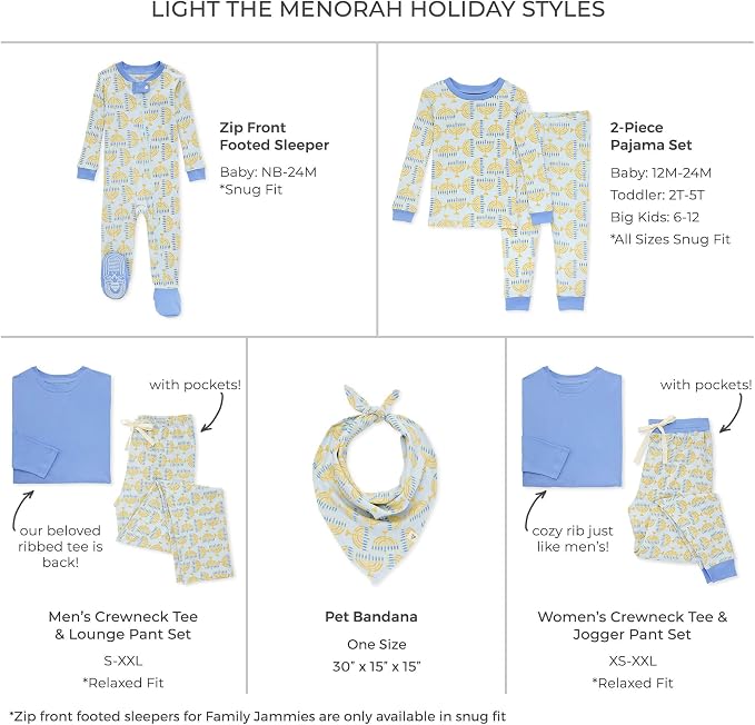 Burt's Bees Baby Matching Family Jammies, Organic Cotton, Holiday Pajamas - Image 2