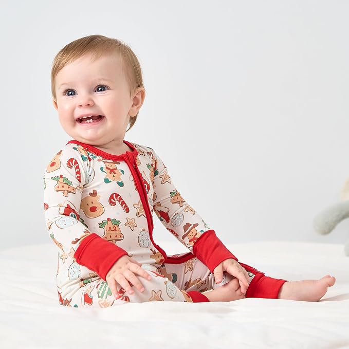 pureborn Baby Sleeper Viscose from Bamboo Zipper Footies 0-24 Months - Image 2