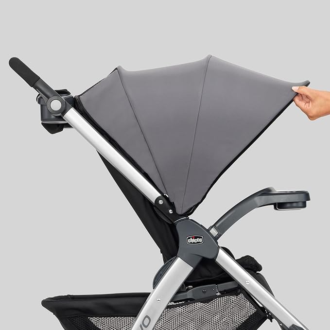 Chicco Bravo 3-in-1 Trio Travel System, Bravo Quick-Fold Stroller with KeyFit 30 Infant Car Seat and Base, Car Seat and Stroller Combo | Calla/Grey