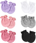 AQOKKA Newborn Baby Mittens No Scratch Cotton Elastic Wrist Gloves Infant by AQOKKA