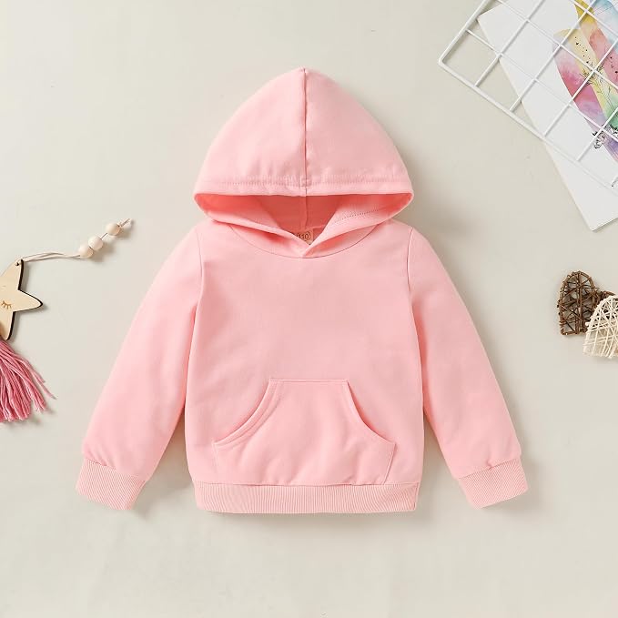 Happy Town Baby Fall Outfits for Girl Boy Long Sleeve Hoodie Top and Long - Image 5