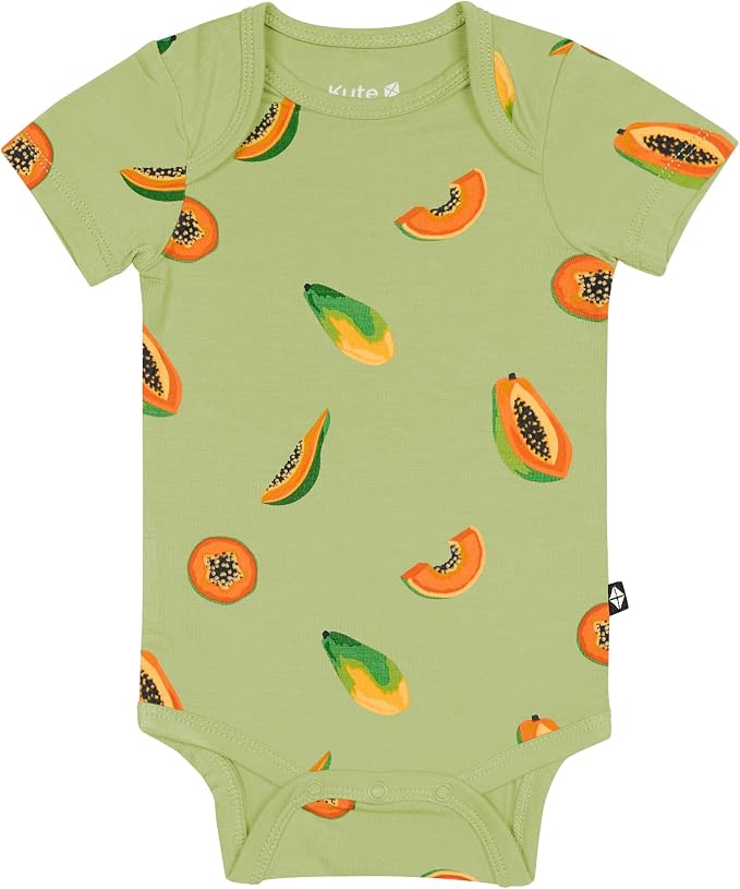 KYTE BABY Short Sleeve Baby Bodysuit, Buttery Soft Rayon Made From Bamboo by KYTEBABY