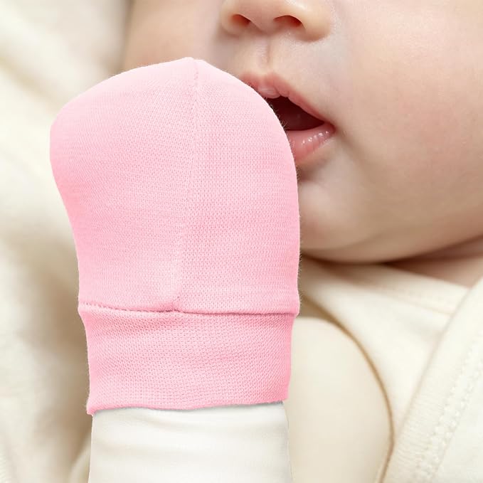6 Pairs Baby Mittens No Scratch Mittens Infant Toddler Soft Gloves Essentials - Image 6