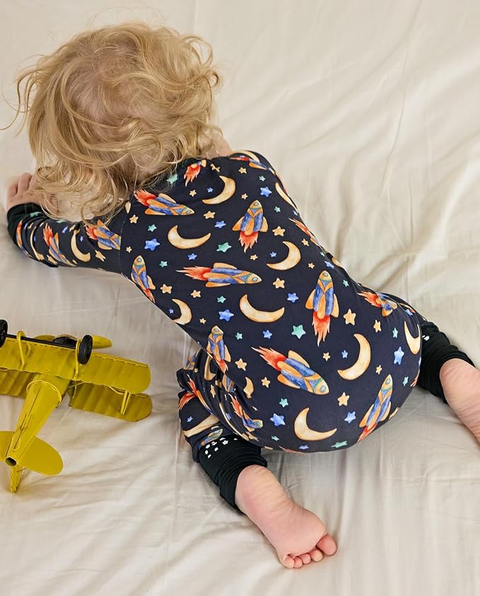 babee Reshinee Bamboo Viscose Baby Footie Pajama, Zipper Sleeper Boys Girls | - Image 7