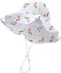 HONGTEYA Baby Sun Hat Wide Brim Adjustable Toddler Beach Bucket Hat | Soft by HONGTEYA