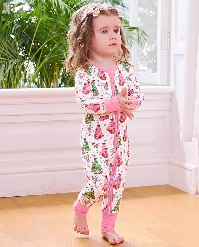 babee Reshinee Viscose derived from bamboo Baby Pajamas Convertible Footie - Image 2