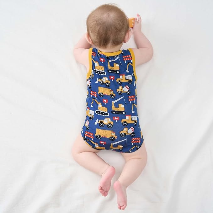 pureborn Baby Girls Boys Bodysuit Super Soft Cotton Romper 0-24 Months | - Image 3