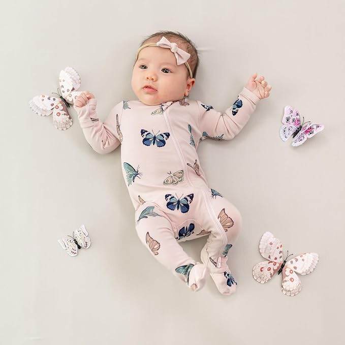KYTE BABY Infant and Toddler Dual Zipper Footie, Ultra-Soft Rayon Made From - Image 4