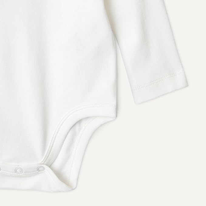 Amazon Essentials Baby Girls' Long-Sleeved Ruffle Bodysuits - Image 3