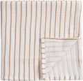 Meracorallo Muslin Swaddle Blanket, 100% Cotton, Neutral Stripe | Soft by Meracorallo