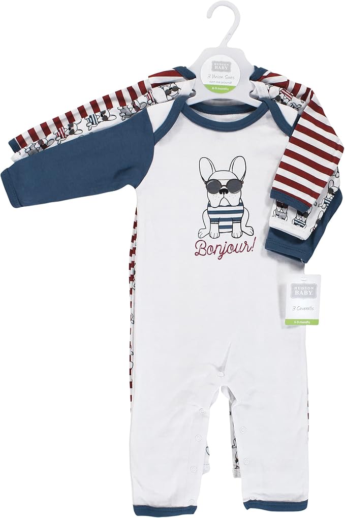 Hudson Baby unisex-child Cotton Coveralls - Image 2