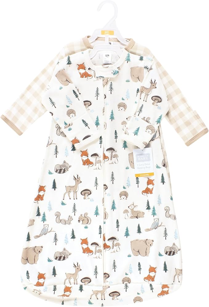 Hudson Baby Unisex Baby Cotton Long-Sleeve Wearable Sleeping Bag - Image 2