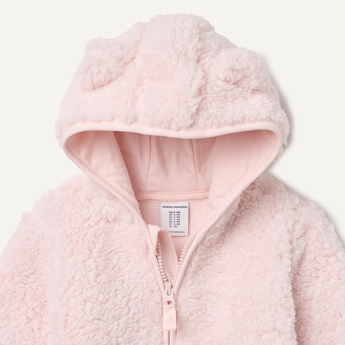 Amazon Essentials Unisex Babies' Hooded Sherpa Jacket - Image 4