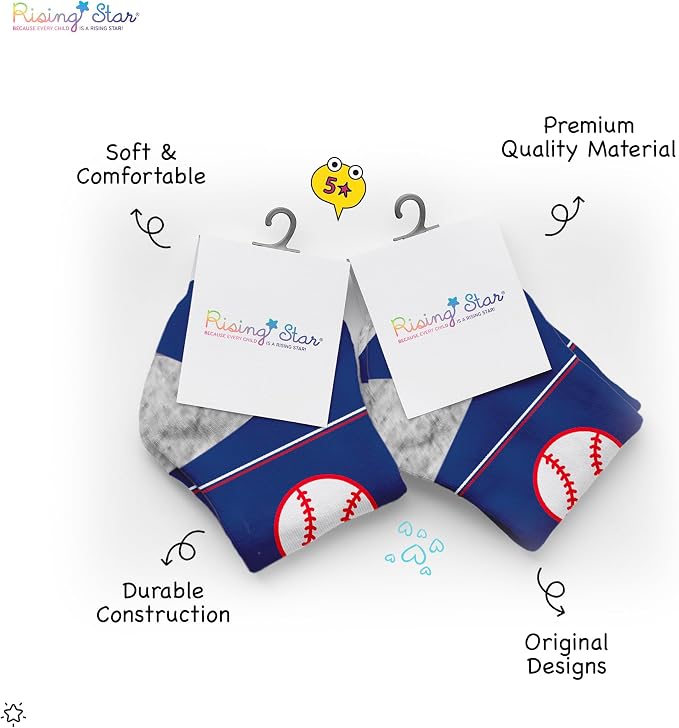 Rising Star Baby Sock, Toddler Sock, Kids Socks Multipacks - Image 5