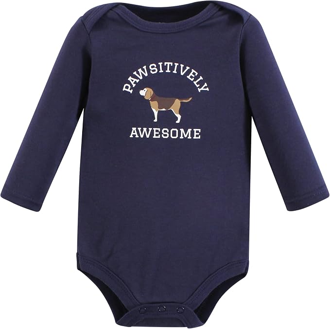 Hudson Baby baby-boys Cotton Long-sleeve Bodysuits 3-pack - Image 5