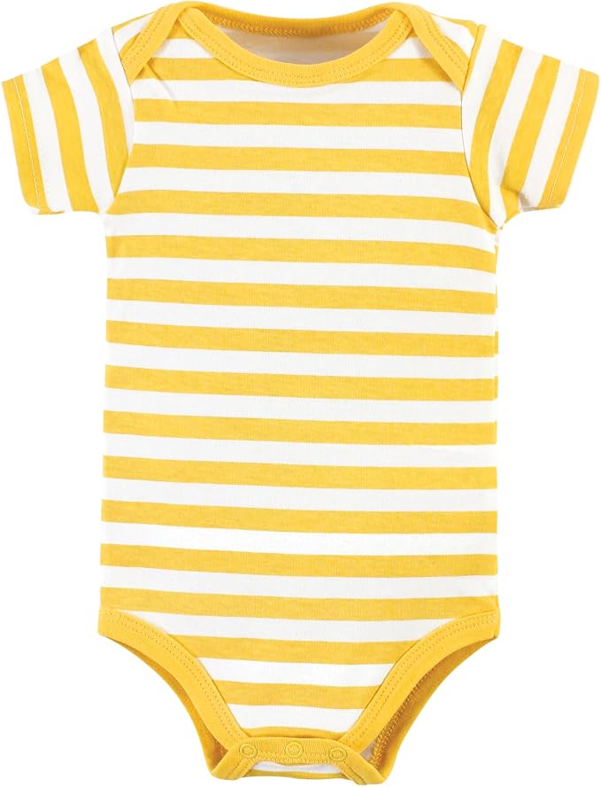 Hudson Baby Unisex Baby Cotton Bodysuits 5-pack - Image 6