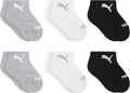 PUMA Unisex Baby 6-pack Infant Anklet Socks, Extra Cushion & Comfort-toe by PUMA
