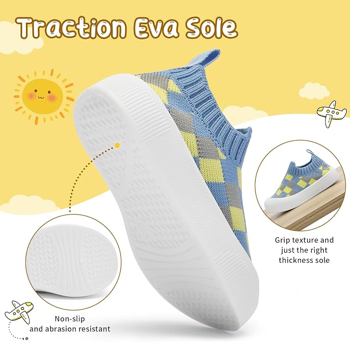 BACSAC Baby Toddler Unisex Infant Shoes Boys Girls Beige Mesh Breathable - Image 3