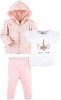 Little Treasure Baby Hoodie, Bodysuit Or Tee Top, and Pant Set by Little+Treasure