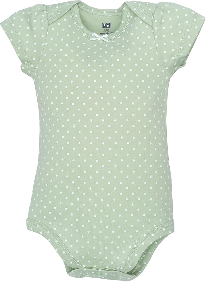 Hudson Baby Infant Girls Cotton Bodysuits 5-Pack - Image 4