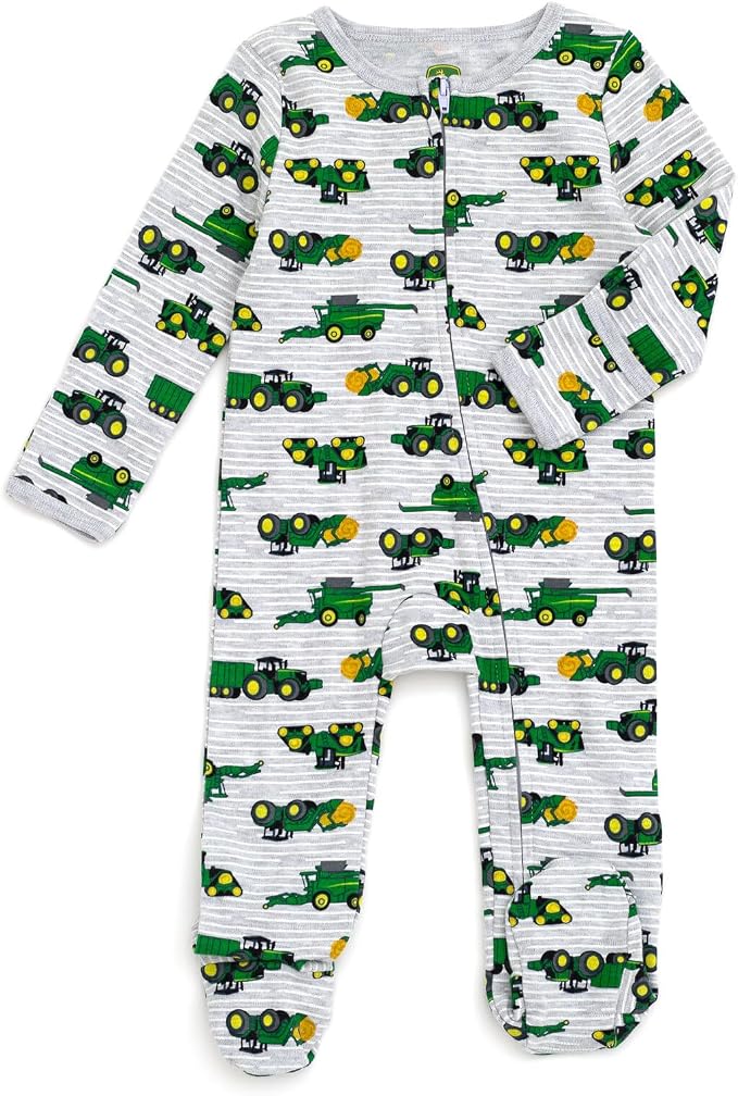 John Deere Baby Boy or Girl Footed Sleep N Play Coverall Newborn by JohnDeere