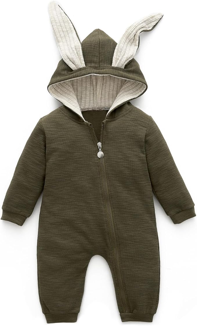 Simplee kids Baby Bunny Outfits Romper, Zipper Up by Simpleekids
