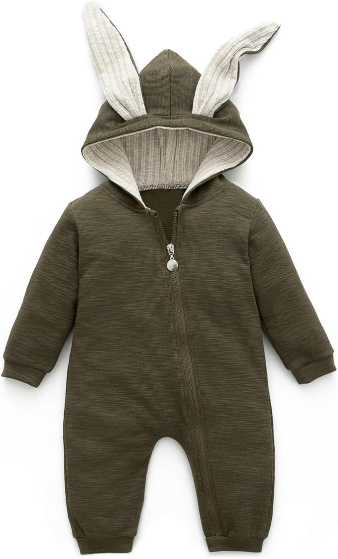 Simplee kids Baby Bunny Outfits Romper, Zipper Up by Simpleekids